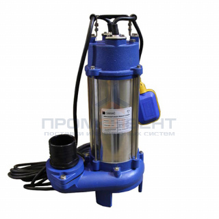 Насос фекальный UNIPUMP FEKACUT V1300DF - 1,3 кВт (однофазный, Hmax 12 м, Qmax 300 л/мин, кабель 6м)