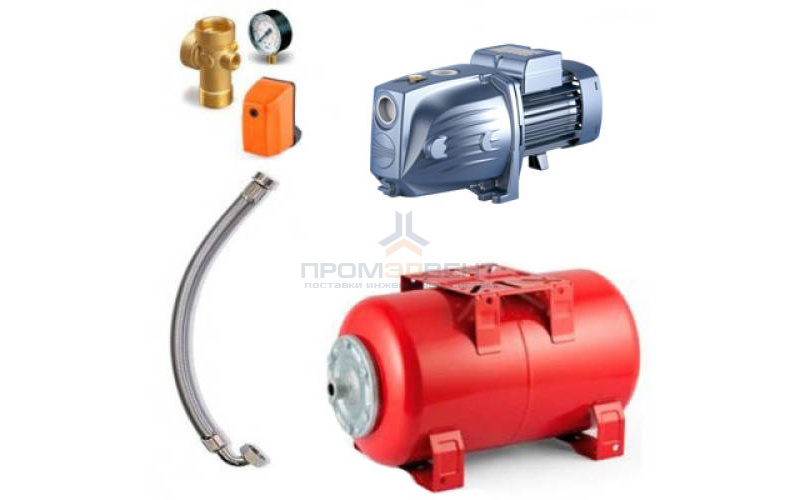 Насосная станция Pedrollo HYDROFRESH JSWm 1A-24 CL - 0,55кВт (Qmax 60 л/мин, 1x230В, с/х)