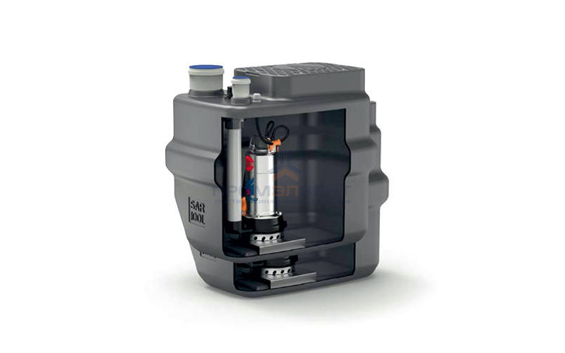 Установка канализационная Pedrollo SAR 100-Dm 30-N - 1,1 кВт (Qmax 275л/мин, Hmax 26м,кабель 10м)