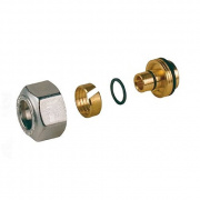 Соединение резьбозажимное Giacomini R179E - 16x2.0 x 3/4"EK (евроконус, для пластиковых труб)