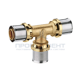 Тройник Giacomini RM150 - 32x3.0 (прессовой, для металлопластиковых труб)