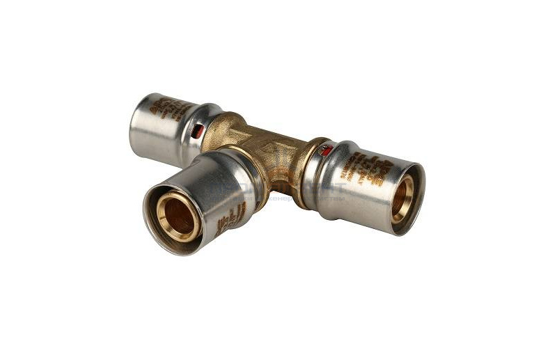 Тройник STOUT - 26 (прессовой, для металлопластиковых труб)