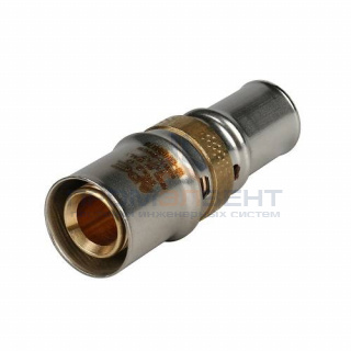 Муфта редукционная STOUT - 20 x 16 (прессовая, для металлопластиковых труб)