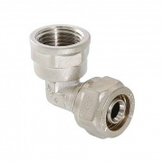 Переход на внутреннюю резьбу угловой VALTEC VTm.352 - 26 x 1" (винтовой, для металлопласт.труб)