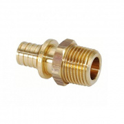 Переход на наружную резьбу REHAU RX - 20 x 3/4" (бронза, для труб из сшитого полиэтилена RAUTITAN)