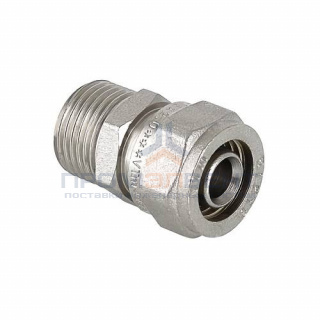 Переход на наружную резьбу VALTEC VTm.301 - 26 x 1" (винтовой, для металлопластиковых труб)