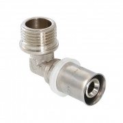 Переход на наружную резьбу угловой VALTEC VTm.253 - 16 x 3/4" (прессовой, для металлопласт. труб)