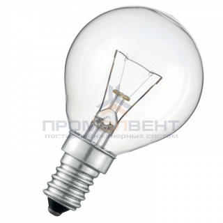 Лампа накаливания шарик Osram CLASSIC P CL 25W E14 прозрачная