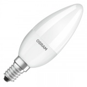 Лампа светодиодная свеча Osram LED CLAS B FR 40 5.5W/827 DIM 470lm 220V E14