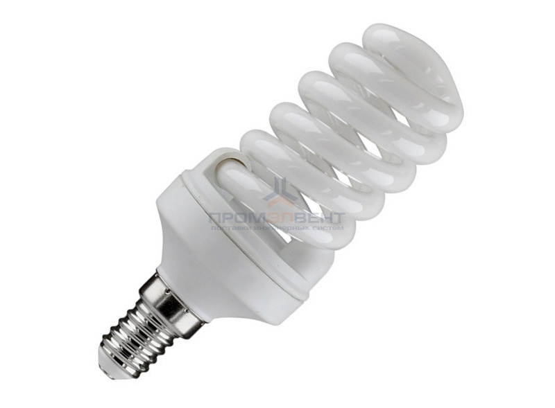 Лампа энергосберегающая ESL QL7 13W 2700K E14 спираль d40x83 теплая