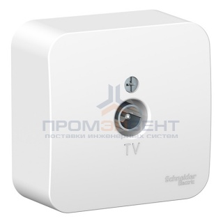 Розетка ТВ Blanca Schneider Electric белая изол.пластина