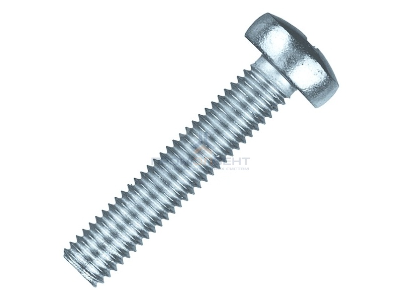 Винт с полукруглой головкой М4х10 оцинкованный DIN7985