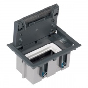 Люк Simon SF110-1 на 1 S-модуль (2 модуля 45х45мм), 170х115мм, глубина 90-120мм, серый