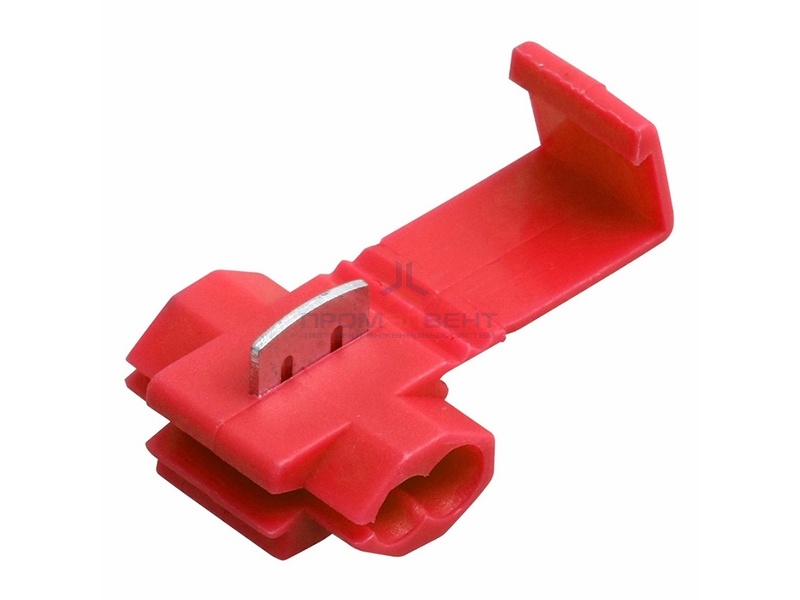 Соединитель + ответвитель KW-3 0,5-1,0мм2 с врезным контактом красный (100шт)