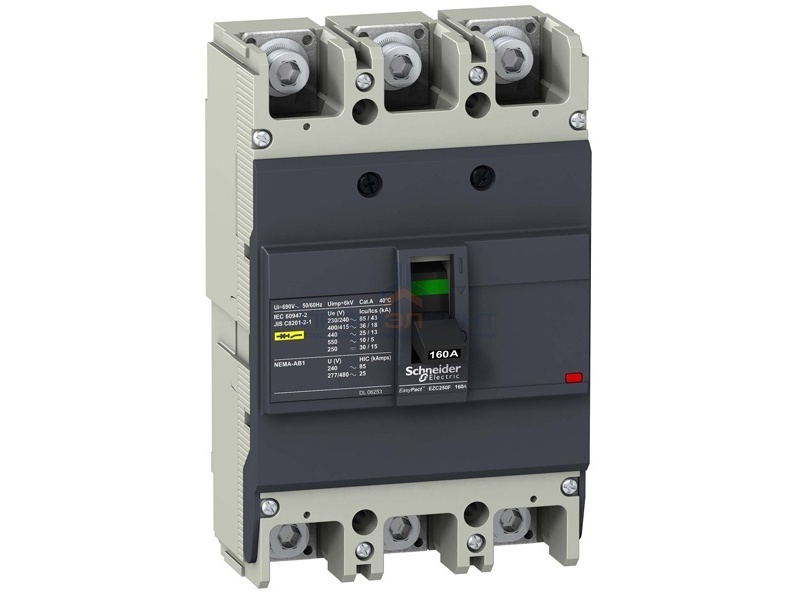Автоматический выключатель Schneider Electric EZC250F 160A 18 кА/400В 3П3Т (автомат)