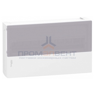 Бокс навесной Schneider Electric Mini Pragma 18 модулей с дымчатой дверью с клемниками N+PE